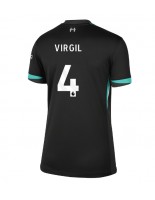 Liverpool Virgil van Dijk #4 Venkovní Dres pro Dámské 2024-25 Krátký Rukáv